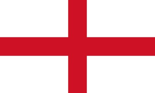 Englannin lippu "St. George's Cross"