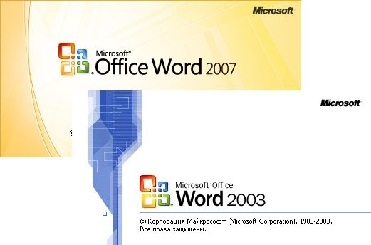 Office-asiakirjan 2007 avaaminen toimistossa 2003